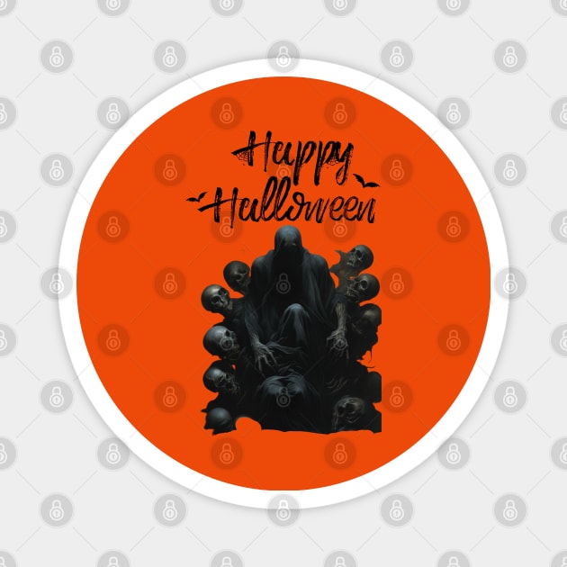 Zombie Halloween Magnet by masksutopia